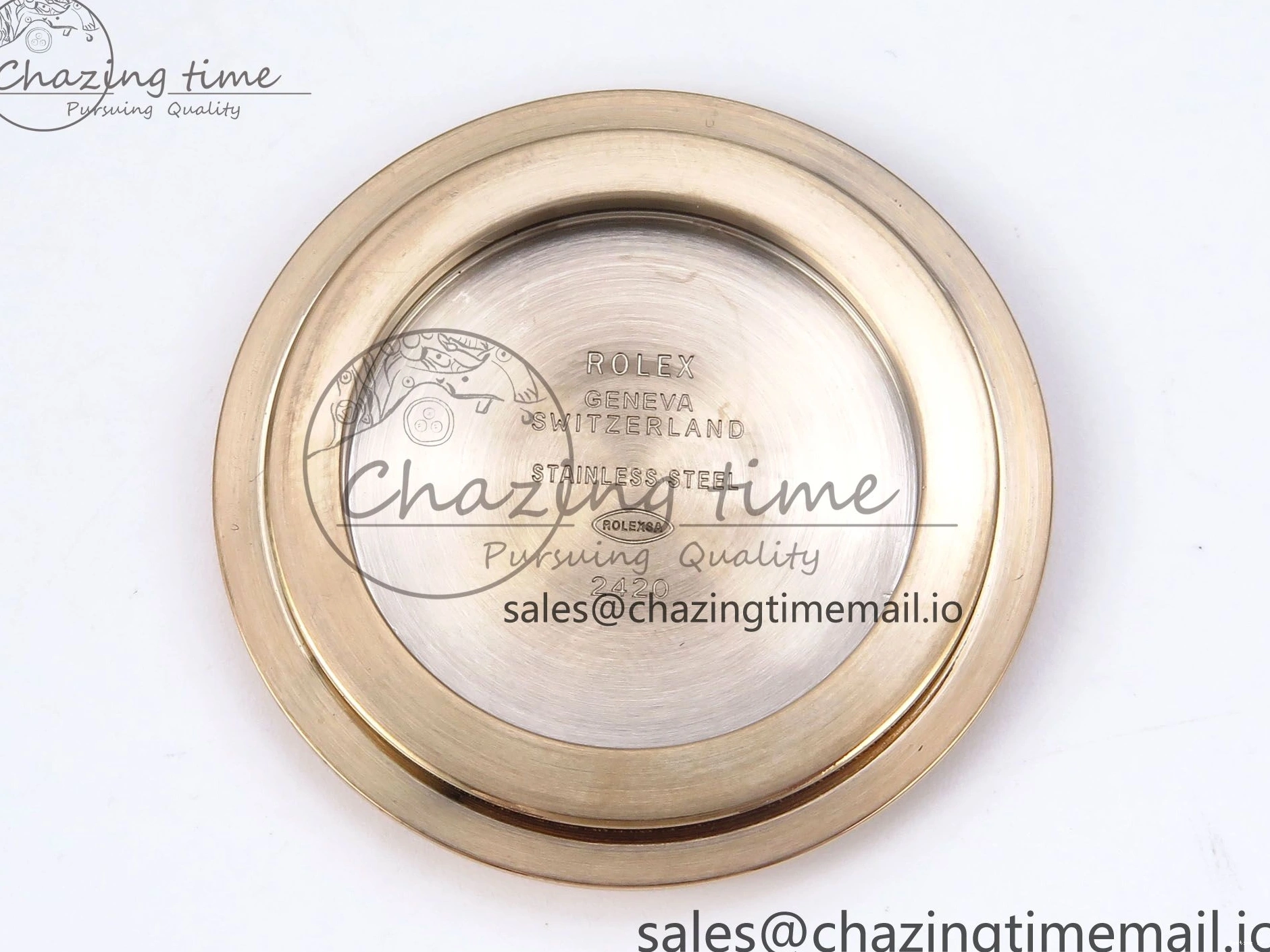 0104 Sky-Dweller 336235 RG ZF 1:1 Best Edition Gray Dial on Oysterflex Strap A23J (Gain Weight) SportInspired 908